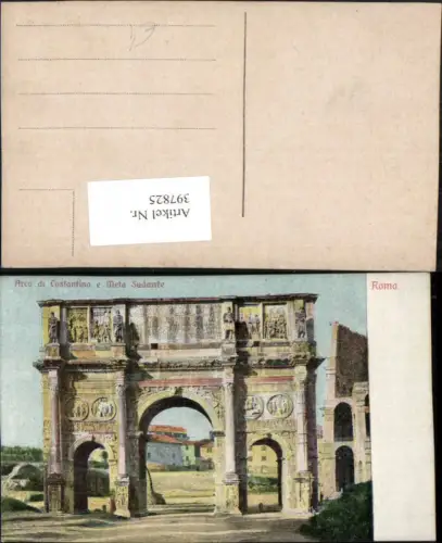 397825,Lazio Roma Rom Arco di Costantino e Meta Sudante Konstantinsbogen