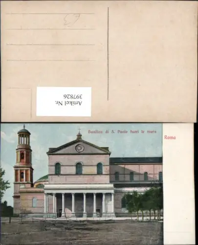 397826,Lazio Roma Rom Basilica di S. Paolo fuori le mura Kirche