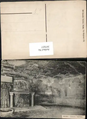 397857,Lazio Roma Rom Carcere Tulliano Gefängnis Innenansicht