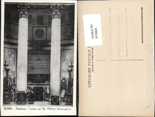 419464,Lazio Roma Rom Pantheon Tomba del Re Vittorio Emanuele Grabmal