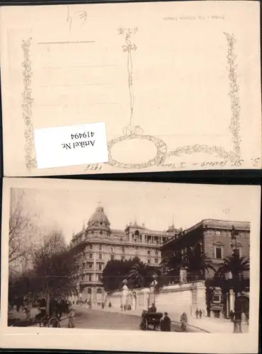 419494,Lazio Roma Rom Via Vittorio Veneto Straßenansicht Hotel Excelsior