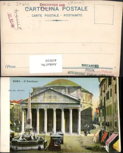 419510,Lazio Roma Rom Il Pantheon Gebäude Säule Brunnen