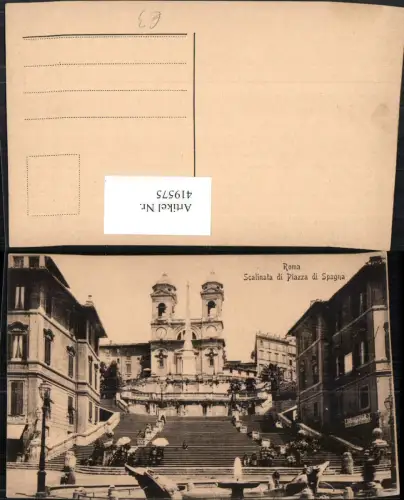 419575,Lazio Roma Rom Scalinata di Piazza di Spagna Kirche Stiege Brunnen