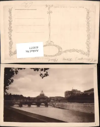 419577,Lazio Roma Rom S. Pietro e Castel S. Angelo Engelsburg Brücke
