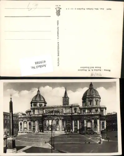 419588,Lazio Roma Rom Basilica S. M. Maggiore Kirche Säule