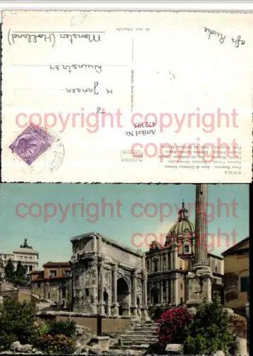 472395,Lazio Roma Rom Foro Romano Arco di Settimio Severo Torbogen