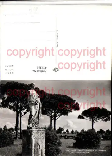 472399,Lazio Roma Ostia Pittorica del Piazzale delle Corporazioni Statue