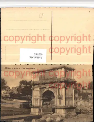 475980,Roma Rom Arco di Tito Vespasiano Titusbogen Bogen