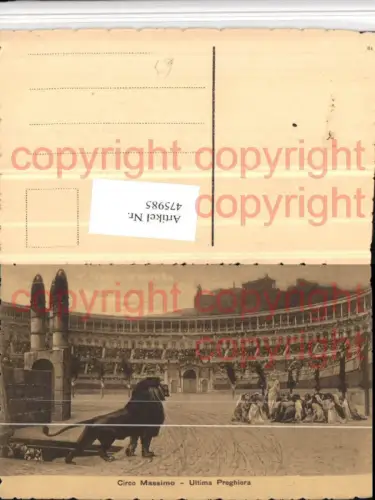 475985,Roma Rom Circo Massimo Ultima Preghiera Arena Zirkus Löwe
