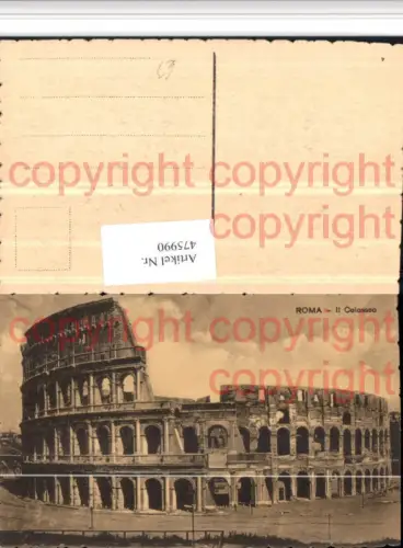 475990,Roma Rom Il Colosseo Kolosseum