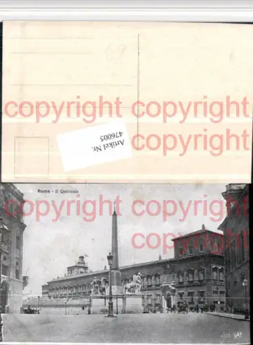 476005,Roma Rom Il Quirinale Platz Obelisk Palast