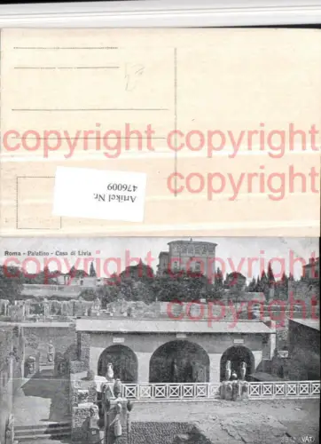 476009,Roma Rom Palatino Casa di Livia Haus