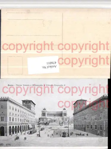 476011,Roma Rom Piazza Venezia e Monumento Vittorio Emanuele II Platz