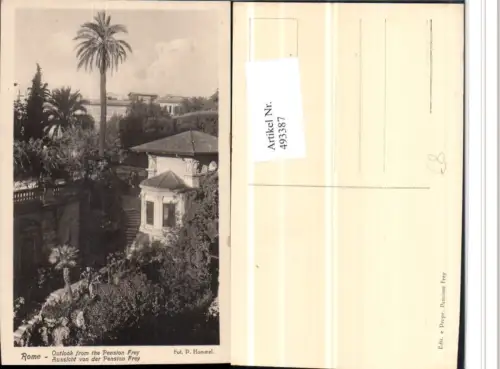 493387,Lazio Roma Rom Aussicht von d. Pension Frey Palme