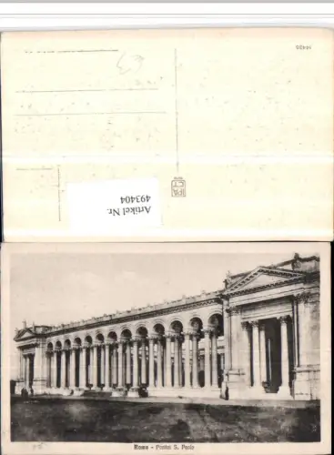 493404,Lazio Roma Rom Portici S. Paolo Säulen