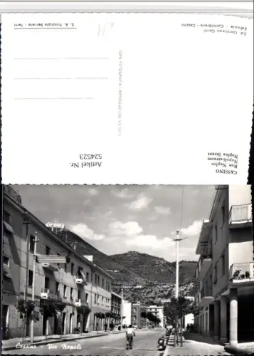 524523,Lazio Frosinone Cassino Via Napoli Straßenansicht