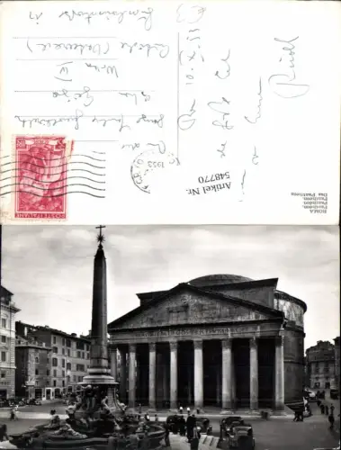 548770,Rom Roma Auto Oldtimer Obelisk Pantheon