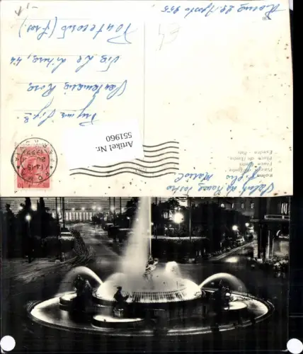 551960,Rom Roma Esedra Platz bei nacht