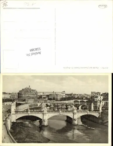558388,Lazio Rom Roma Brücke Tevere S. Angelo