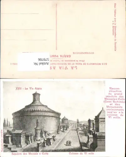 579706,Lazio Roma Rom Via Appia Reconstruction