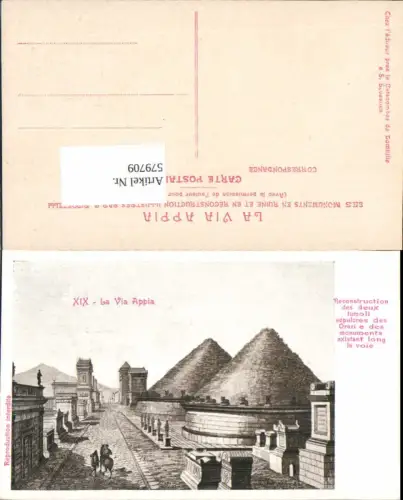 579709,Lazio Roma Rom Via Appia Reconstruction