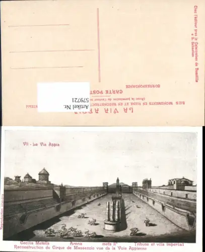 579721,Lazio Roma Rom Via Appia Reconstruction