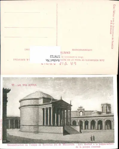 579722,Lazio Roma Rom Via Appia Reconstruction