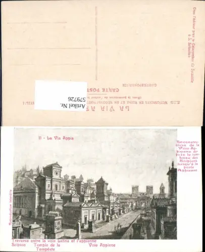 579726,Lazio Roma Rom Via Appia Reconstruction