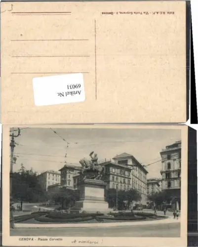 69031,Genova Genua Piazza Corvetto