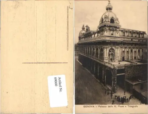 69060,Genova Genua Palzzo delle Poste telegrafo