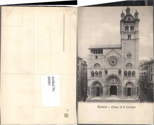 69083,Genova Genua Chiesa di San Lorenzo