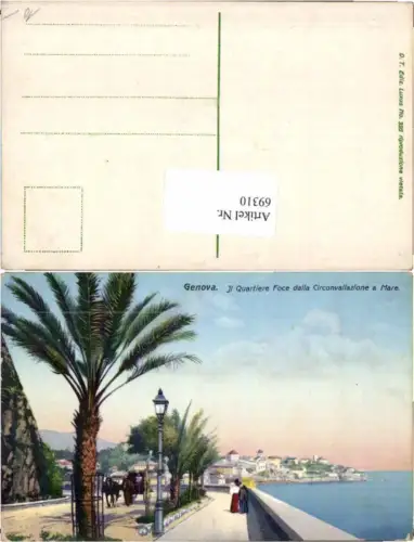 69310,Genova Genua Circonvallazione Mare Palmen