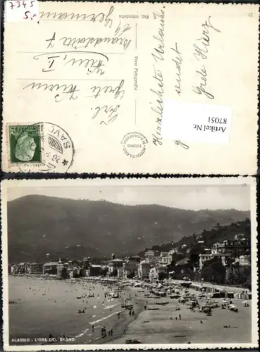 87051,Alassio L´ora del Bagno Stand Liguria