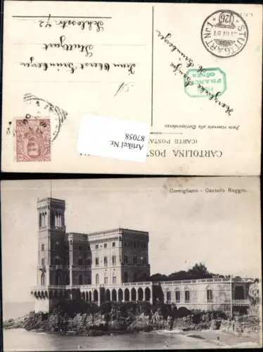 87058,Cornigliano Castello Raggio Detailansicht Liguria
