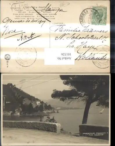 101526,Foto Ak Liguria Portofino Paraggi e Pino Marino