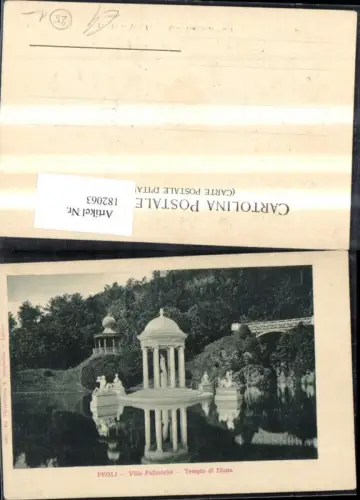 182063,Liguria Pegli Villa Pallavicini Tempio di Diana Tempel d. Diana