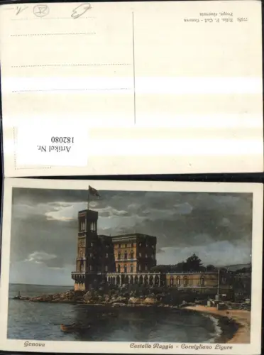 182080,Liguria Genova Genua Castello Raggio Cornigliano Ligure