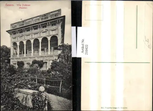 210422,Liguria Genova Villa Podenas Paradiso
