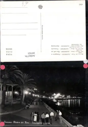247521,Liguria Imperia San Remo Riviera d Fiori Passeggiata a mare Promenade