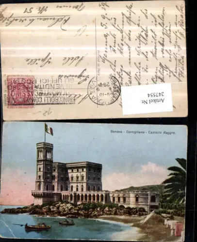 247554,Liguria Genova Genua Cornigliano Castello Raggio Burg