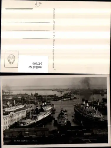 247699,Liguria Genova Genua Porto Hafen Dampfer