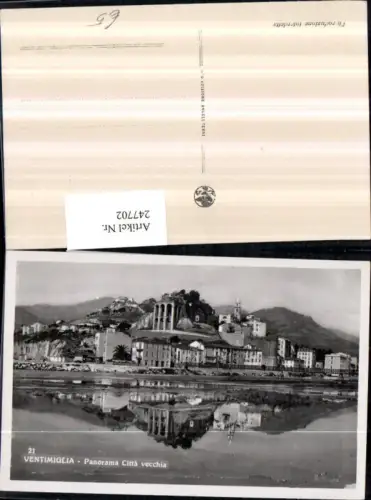 247702,Liguria Imperia Ventimiglia Panorama Cita vecchia