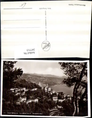 247713,Liguria Imperia Ventimiglia La mortola Panorama