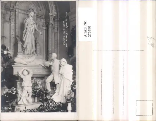 276590,Liguria Genova Genua Camposanto Monument Rivara Grabmal