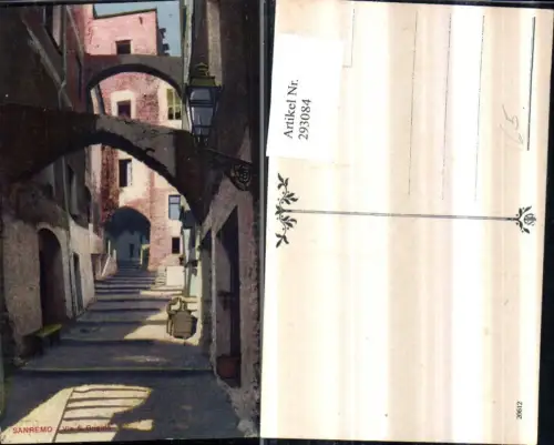 293084,Liguria Imperia Sanremo Via S. Brigida Gasse Stiegen