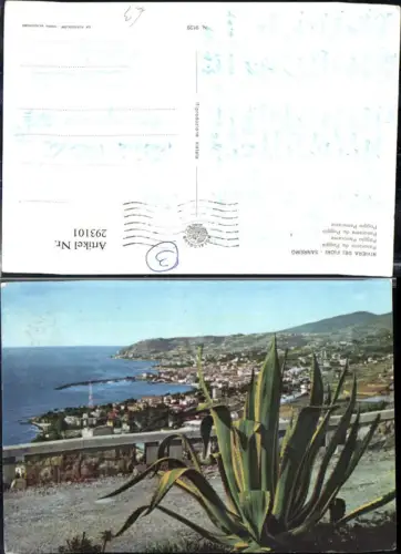 293101,Liguria Imperia Riviera di Fiori Sanremo Poggio Panorama Totale Agave