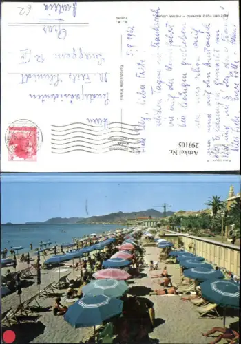 293105,Liguria Savona Riviera delle Palme Pietra Ligure Strand Strandleben