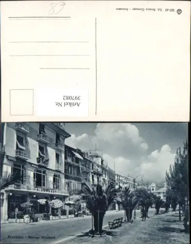 397082,Liguria Genova Arenzano Albergo Miramare Straßenansicht