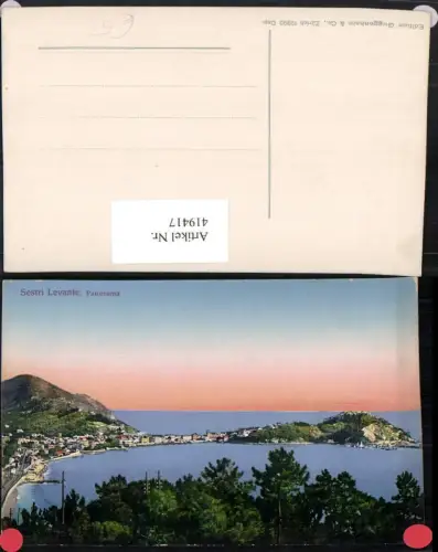 419417,Liguria Genova Sestri Levante Panorama Totale