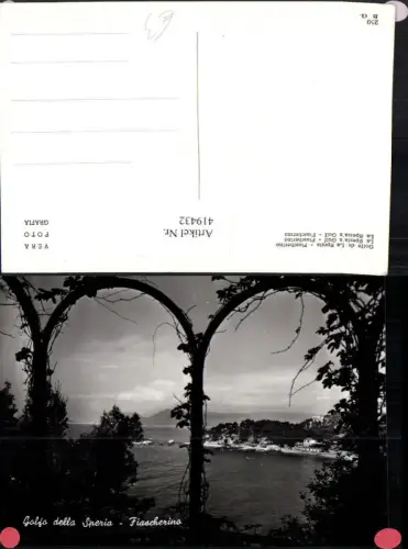 419432,Liguria La Spezia Golfe Fiascherino Ausblick Küste